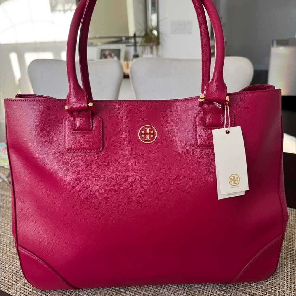 Tory Burch Raspberry handbag - Picture 2 of 6